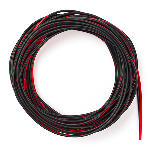 123-3D 2-wire cable red / black, 10m  DDK00076 - 1