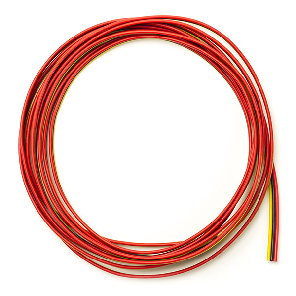 123-3D 3-wire cable red / black / yellow, 2.5m  DDK00118 - 1