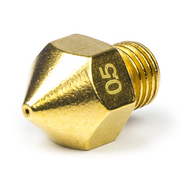 123-3D Ceality M6x.75 brass nozzle, 0.50mm (123-3D version)  DAR00298 - 1