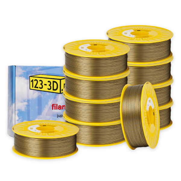 123-3D Filament 10-pack bronze 1.75mm PLA 1.1kg  DFE20335 - 1