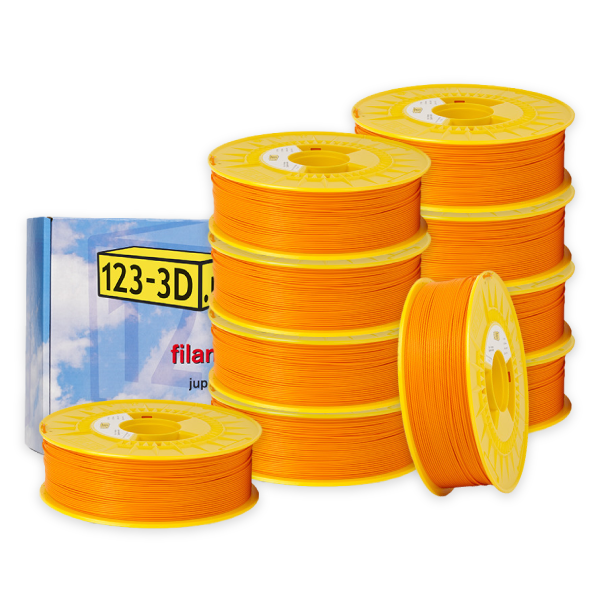 123-3D Filament 10-pack orange 1.75mm PLA 1.1kg  DFE20329 - 1