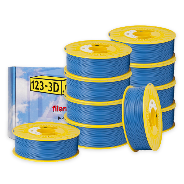 123-3D Filament 10-pack sky blue 1.75mm PLA 1.1kg  DFE20334 - 1