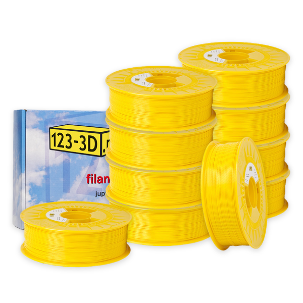 123-3D Filament 10-pack yellow 1.75mm PLA 1.1kg  DFE20327 - 1