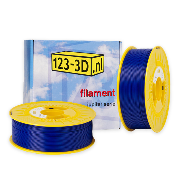 123-3D Filament 2-pack dark blue 1.75mm PLA 1.1kg (Jupiter series)  DFE20289 - 1