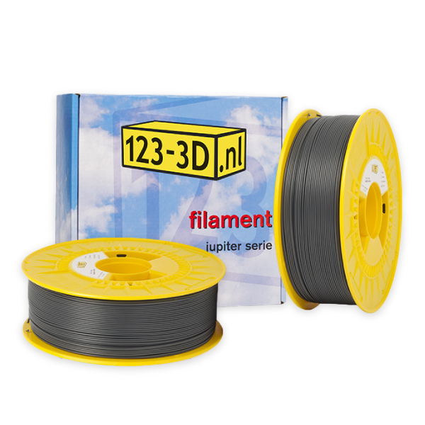 123-3D Filament 2-pack gray 1.75mm PLA 1.1kg (Jupiter series)  DFE20287 - 1