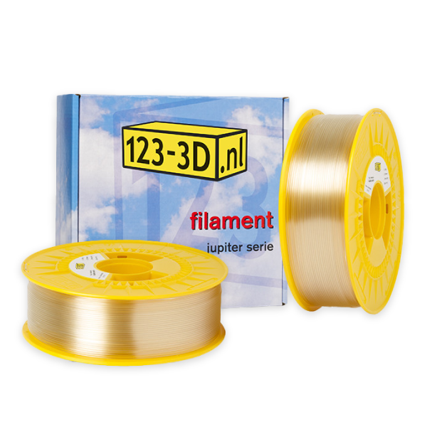 123-3D Filament 2-pack neutral 1.75mm PLA 1.1kg (Jupiter series)  DFE20293 - 1