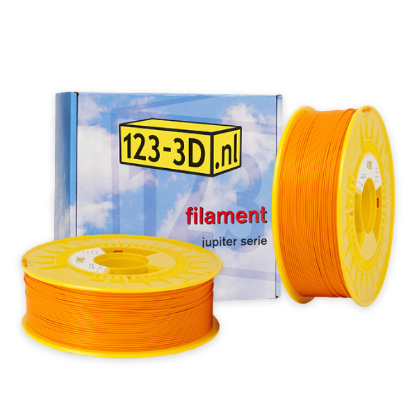 123-3D Filament 2-pack orange 1.75mm PLA 1.1kg (Jupiter series)  DFE20292 - 1