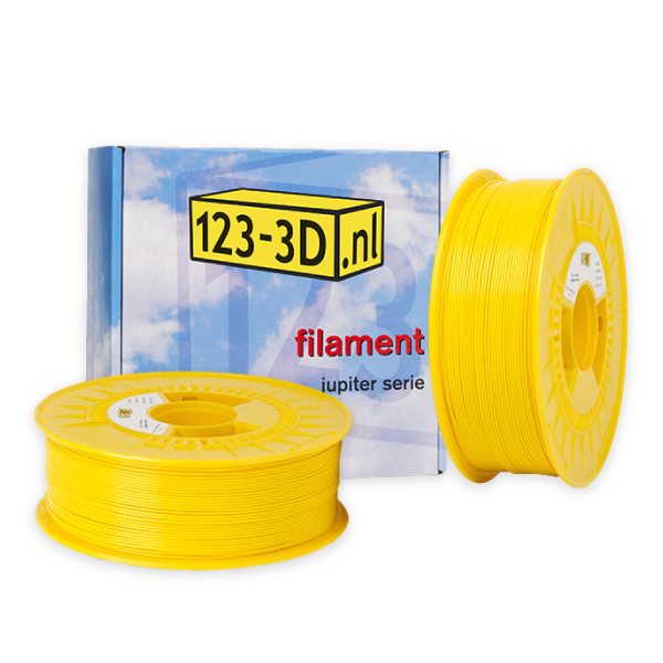 123-3D Filament 2-pack yellow 1.75mm PLA 1.1kg (Jupiter series)  DFE20290 - 1