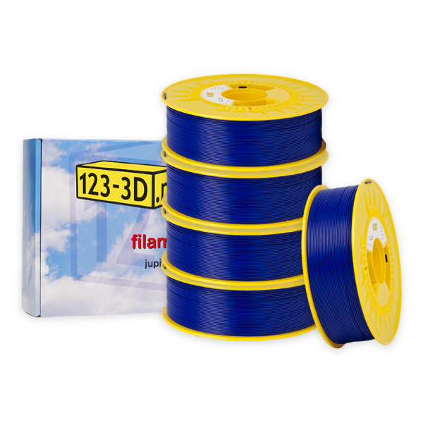 123-3D Filament 5-pack dark blue 1.75mm PLA 1.1kg  DFE20306 - 1