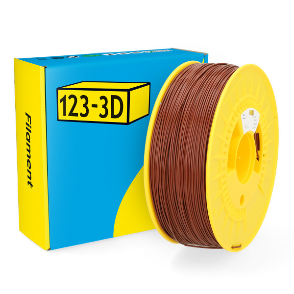 123-3D Filament ABS Brown 1.75 mm 1 kg  DHM00145 - 1