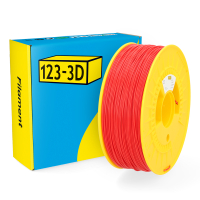 123-3D Filament ABS Red 1.75 mm 1 kg  DHM00147