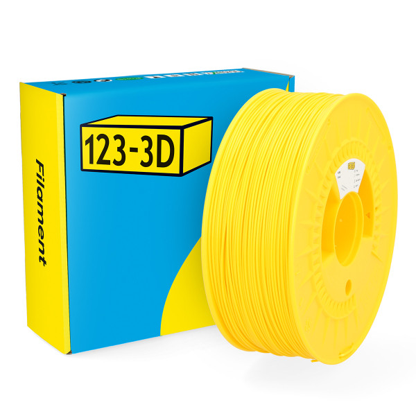 123-3D Filament ABS Yellow 1.75 mm 1 kg  DHM00141 - 1