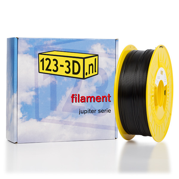 123-3D Filament Black 1.75mm PETG 1kg (Jupiter series)  DFP01123 - 1