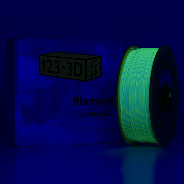 123-3D Filament Fluorescent Green 1.75mm PLA 1.1kg  DFP01055 - 2