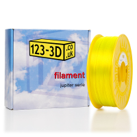 123-3D Filament Fluorescent Yellow 1.75mm PLA 1.1kg  DFP01042