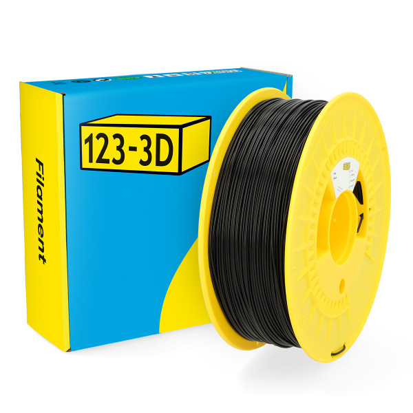 123-3D Filament PLA Black 1.75mm 1kg  DHM00001 - 1