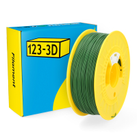 123-3D Filament PLA Green 1.75 mm 1 kg  DHM00010