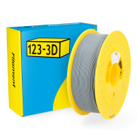 123-3D Filament PLA Grey 1.75mm 1kg  DHM00003