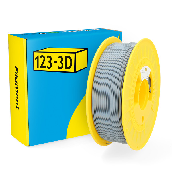 123-3D Filament PLA High Speed Gray 1.75mm 1kg  DHM00039 - 1