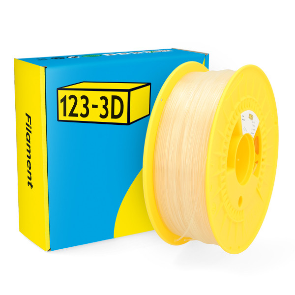 123-3D Filament PLA Neutral 1.75mm 1kg  DHM00009 - 1