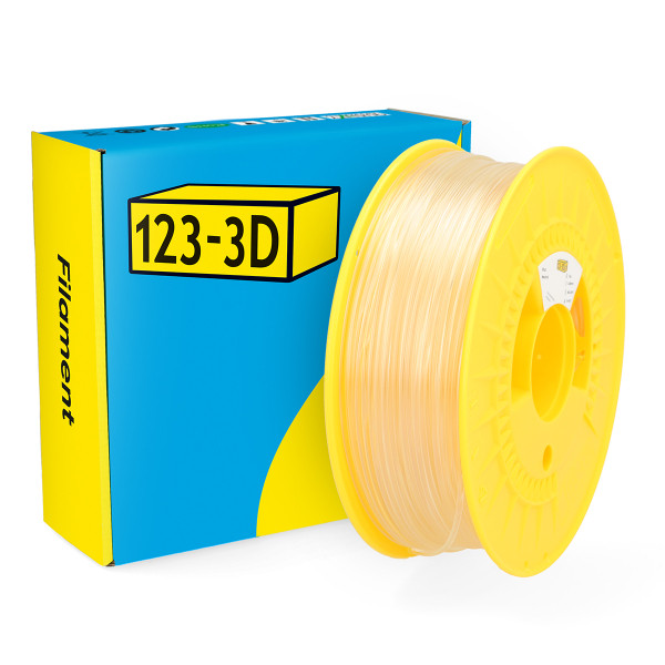 123-3D Filament PLA Neutral 2.85mm 1kg  DHM00032 - 1