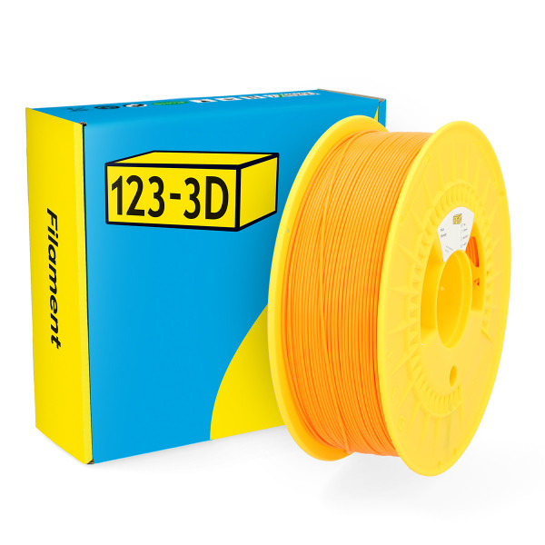 123-3D Filament PLA Orange 1.75 mm 1 kg  DHM00008 - 1