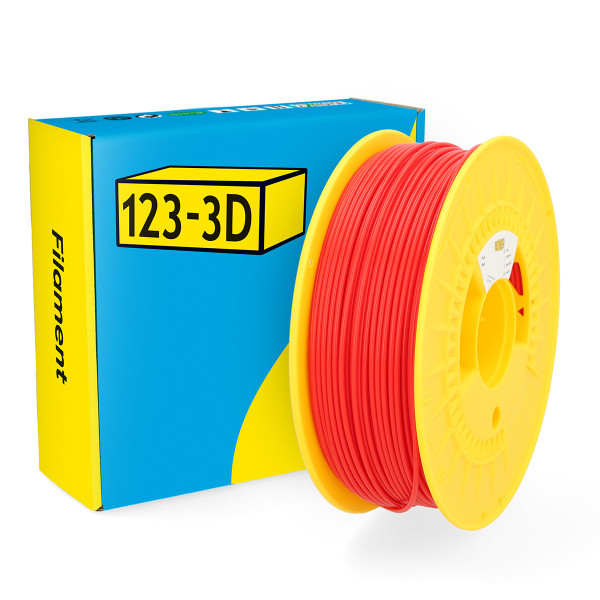 123-3D Filament PLA Red 2.85 mm 1 kg  DHM00028 - 1