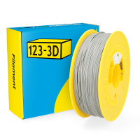 123-3D Filament PLA Silver 1.75mm 1kg  DHM00011