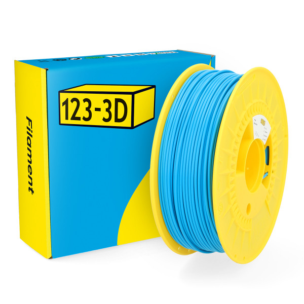 123-3D Filament PLA Sky Blue 2.85mm 1kg  DHM00035 - 1