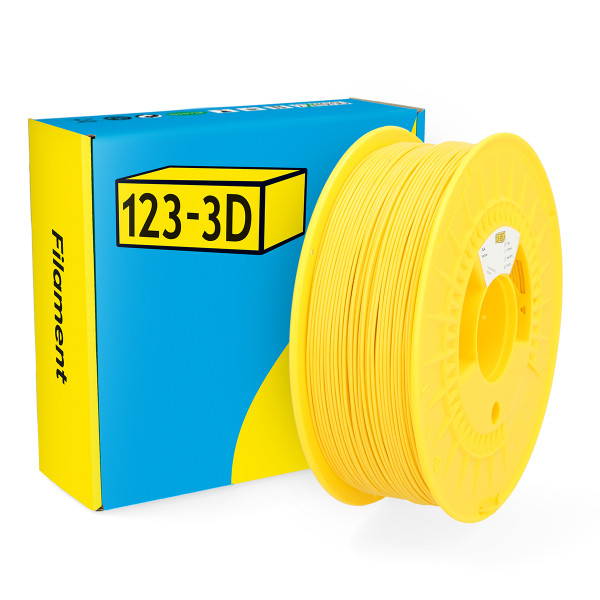 123-3D Filament PLA Yellow 1.75 mm 1 kg  DHM00006 - 1