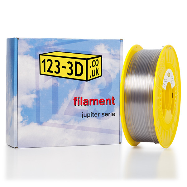 123-3D Filament Transparent 2.85 mm PETG 1 kg (Jupiter series)  DFP01113 - 1