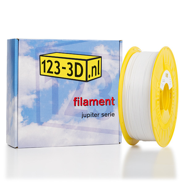 123-3D Filament White 1.75 mm PETG 1 kg (Jupiter series)  DFP01118 - 1