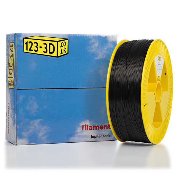 123-3D Filament black 1.75mm PLA 3kg  DFP01092 - 1