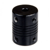 Flexible black motor coupling, 5mm x 8mm