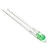 Green LED light, 3mm