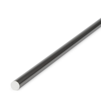 123-3D Hard anodized aluminium precision shaft, 8mm x 900 mm  DAR00850