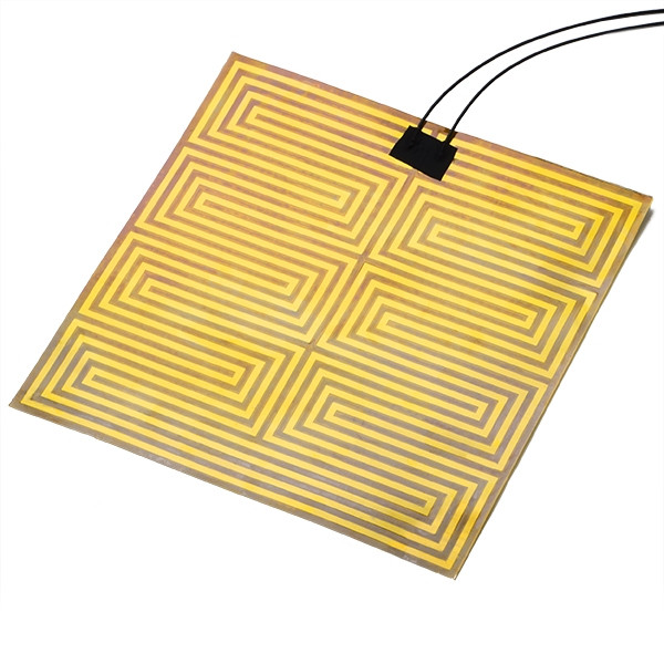 123-3D Kapton 12V heating mat, 23cm x 23cm  DHB00001 - 1