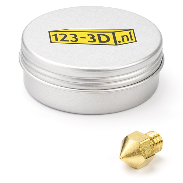 123-3D MK8 brass nozzle, 1.75mm x 0.2mm  DAR00764 - 1