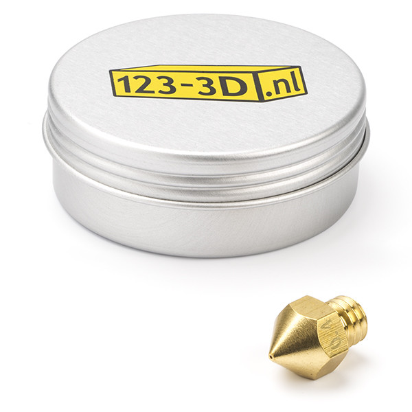 123-3D MK8 brass nozzle, 1.75mm x 0.4mm  DAR00765 - 1