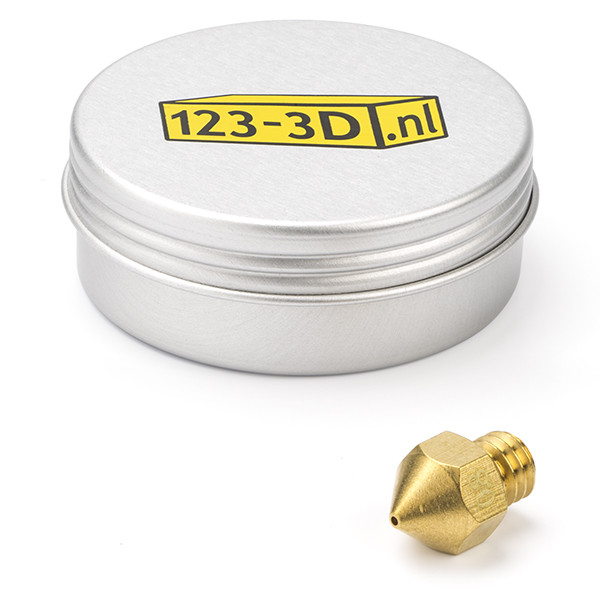 123-3D MK8 brass nozzle, 1.75mm x 0.8mm  DAR00768 - 1