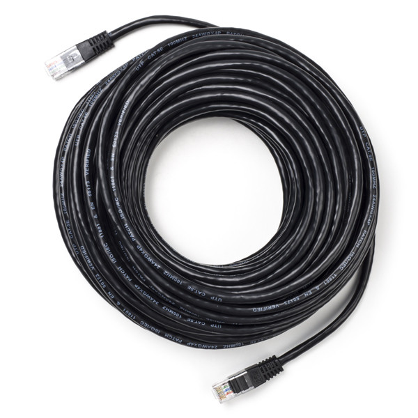 123-3D Network cable Cat5e U/UTP black, 25m K010604102 DDK00135 - 1