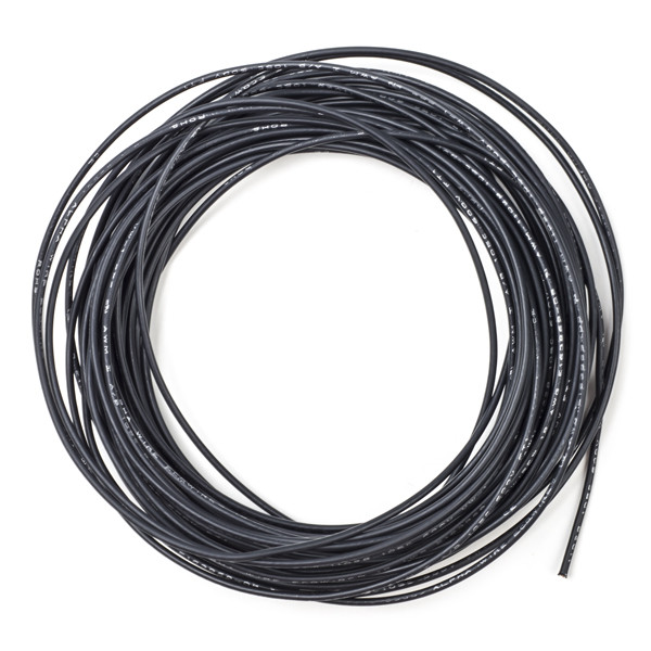 123-3D Wire black 0.81mm² max 5A, 10m  DDK00139 - 1