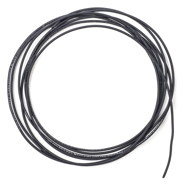 123-3D Wire black 0.81mm² max 5A, 2.5m  DDK00137 - 1