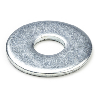 123-3D Zinc-plated M10 flat body washer, 30mm x 2.5mm (50-pack)  DBM00035