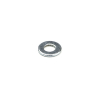 Zinc-plated M2 flat washer (100-pack)