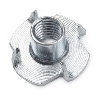 123-3D Zinc-plated M8 insert nut (10-pack)  DBM00164