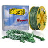 123-3D chameleon green-white PLA filament 2.85mm, 1kg