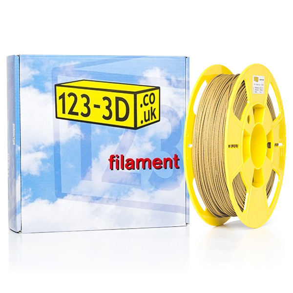 123-3D oak wood PLA filament 1.75mm, 0.5kg  DFP08006 - 1