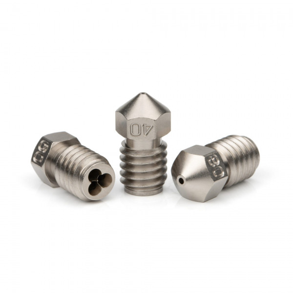 Bondtech CHT® coated brass nozzle M6, 1.75mm x 0.40mm 600-C-CHT-MOS-175-40 DBO00076 - 1