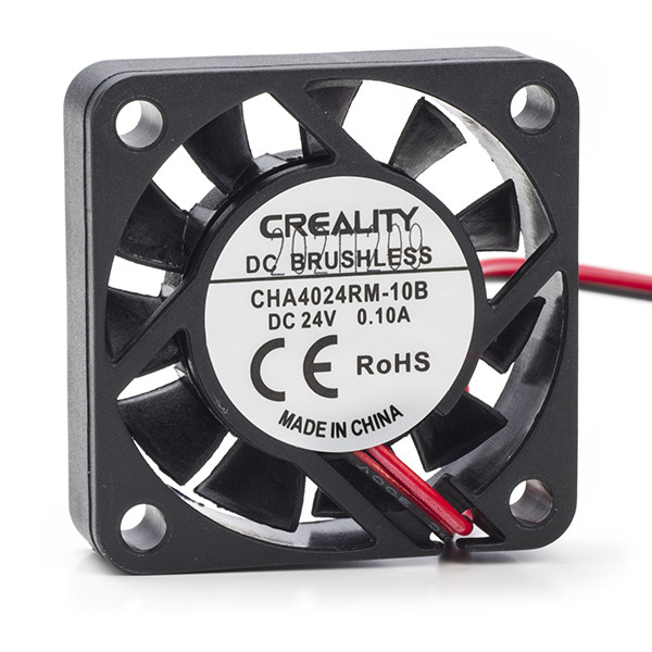 Creality3D Creality 3D fan axial 24V, 40mm x 40mm x 10mm 3005050018 400309057 4004110076 DRW00040 - 1